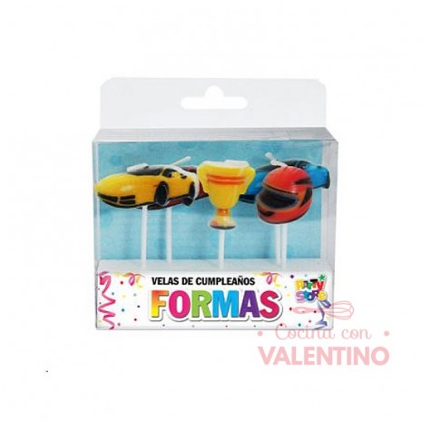Vela Carreras Auto Party Store - 5 Un