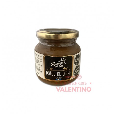 Dulce de Leche Milagros del Sol Familiar - 280 Grs