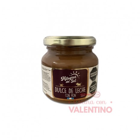 Dulce de Leche Milagros del Sol Ron - 280 Grs