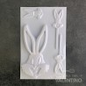 Placa Plastichok Conejo Bugs Bunny Cara y Chupetin 1416A