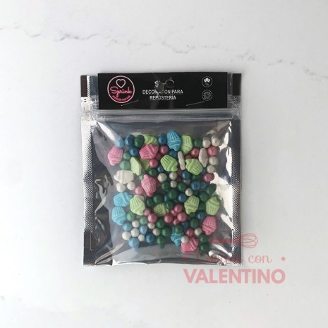 Mix Perlas y Formas Cupcakes Sprink