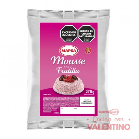 Mousse Mapsa Frutilla - 1 Kg