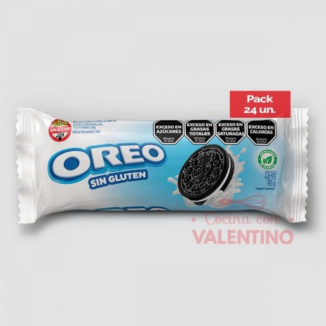 Oreo SIN GLUTEN - 95 Grs - Pack 24 Un