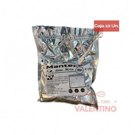 Manteca Doña Mirta Artesanal - 300 Grs - Caja 10 Un.