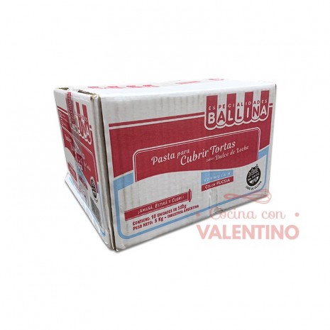 Pasta Cubretorta Ballina Fucsia - 500 Grs - Pack 10 Un.