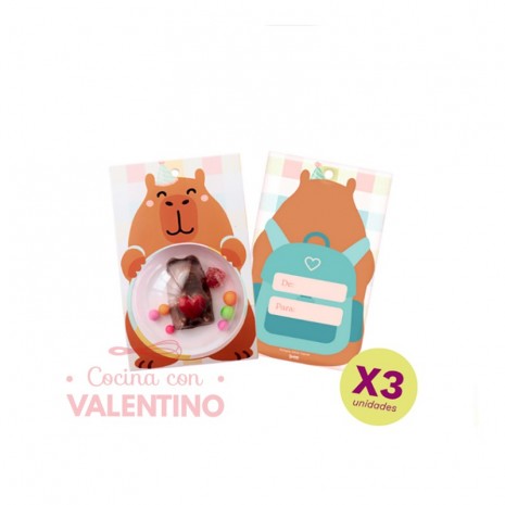 Caja Parpen Burbuja Capybara Set x 3 Unidades
