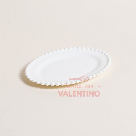 Bandeja Porcelana Oval 25x18