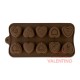 Molde Silicona Bombon Corazon Diseños Varios x10