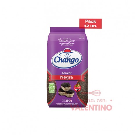 Azucar Negra Chango - 250 Grs - Pack 12 Un