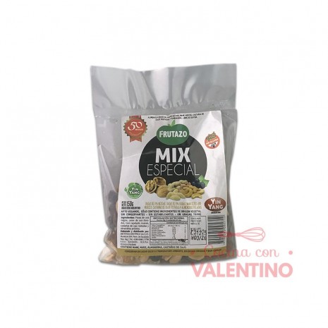 Mix Frutos Secos YinYang Premium (pasas negra y rubia. mani. nuez. castaña. almendra) 150 Grs