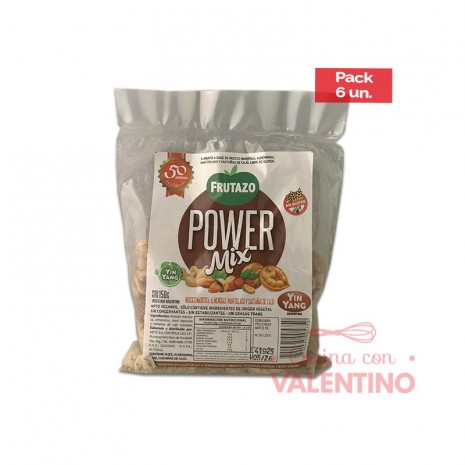 Mix Frutos Secos YinYang Power (nuez. mani. almendra. castaña) 150 Grs - Pack 6 Un.