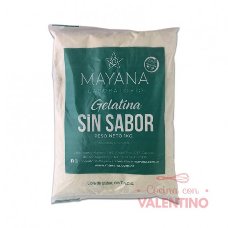 Gelatina Sin Sabor Mayana - 1 Kg
