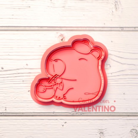 Cortante + Sello DeliPrint Carpincho Capibara Gaucho