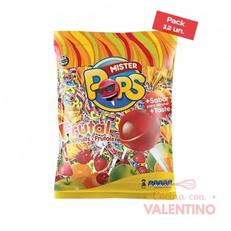 Chupetin Mr Pop - 50 Un - Pack 12 Un