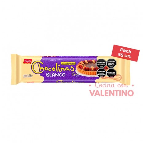 Galletita Chocolina Blanca - 245 Grs - Pack 25 Un