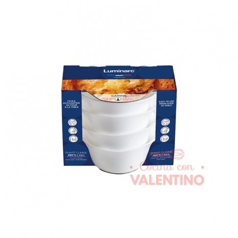Set Flanera Ceramica Luminarc - 4 Un