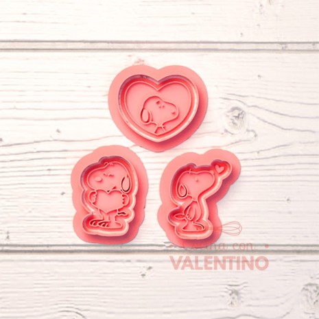 Cortante + Sello DeliPrint SET Snoopy D3