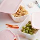 Contenedor Plastico Rectangular Bipo - 600 Ml