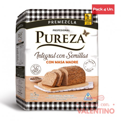 Harina Integral con Semillas Cañuelas - 20Kg
