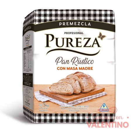Premezcla Pureza Pan Rustico con Masa Madre - 5 Kg
