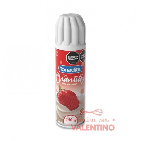 Crema Chantilly Spray Tonadita - 250 Grs.