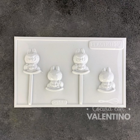 Placa Plastichok Chupetines Labubu x 2 2156C
