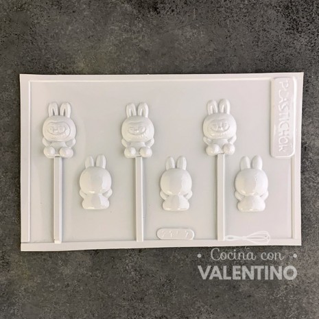 Placa Plastichok Chupetines Labubu x 3 2157C