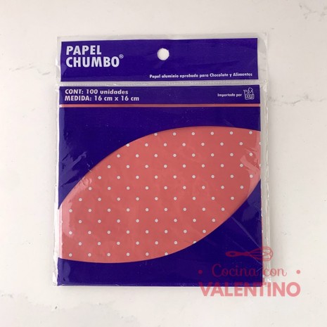 Papel Chumbo Diseño - 16x16 - 100 Un
