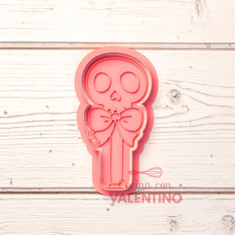 Cortante + Sello DeliPrint Paleta Calavera