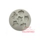 Molde Flexible Figuras Halloween 6-9 Un
