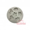 Molde Flexible Figuras Halloween 6-9 Un