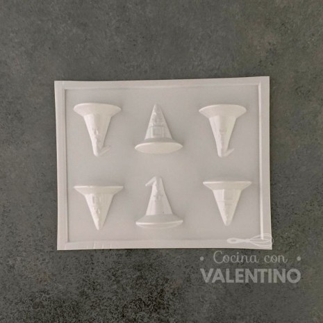 Placa Plastichok Gorro Bruja x 6 1778 A