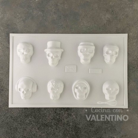 Placa Plastichok Calaberas x 8 2031C