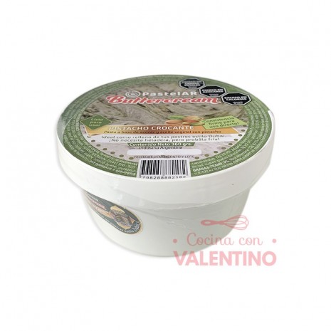 Buttercream PastelAR Pistacho Crocante - 360 Grs