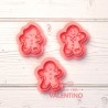 Cortante + Sello DeliPrint Set Mini Muñecos Jengibre D8
