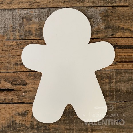 Base Fibro Plus Hombre de Jengibre Blanca 24 Cm