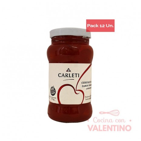Cereza al Marraschino Carleti - 200 Grs - Pack 12 Un