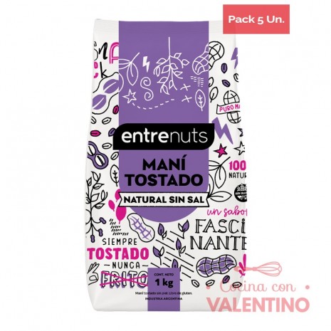 Mani Natural Entrenuts - 1 Kg. Pack 5 Un.