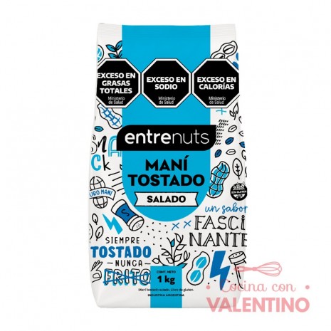 Mani Salado Entrenuts - 1 Kg.