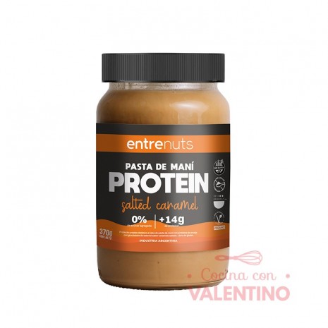 Pasta de Mani Entrenuts Protein Salted Caramel - 370 Grs
