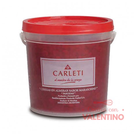 Cereza al Marraschino Carleti Trozada - 10 Kg
