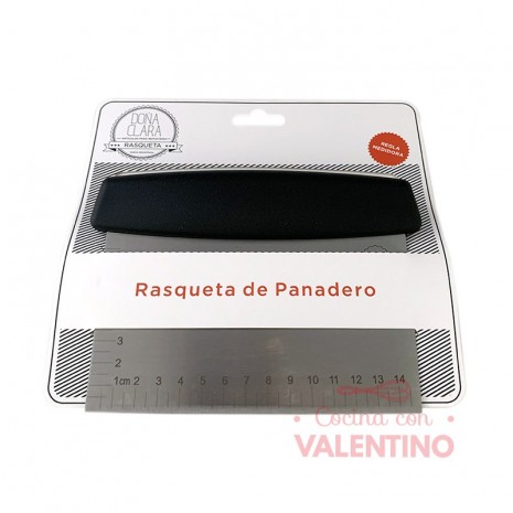 Rasqueta Doña Clara Panadero con Regla