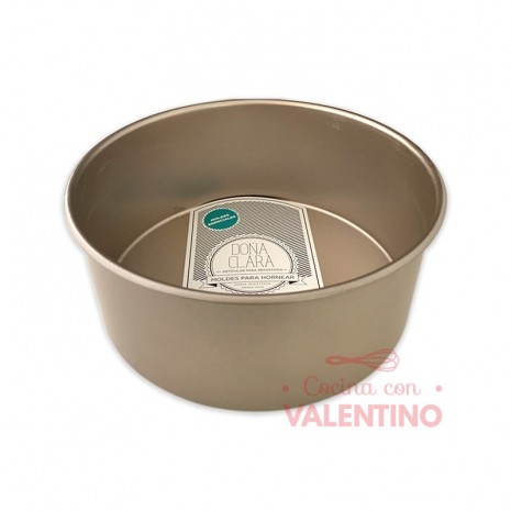Molde Doña Clara Tortera Fija Rose Gold 18 x 8 Cm