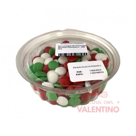 Mix Lentejas de Chocolate Navidad Palmesano - 200 Grs