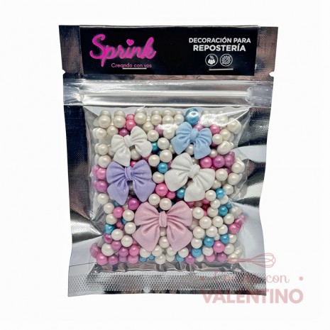 Mix Perlas y Formas Sprink Moños Coquette