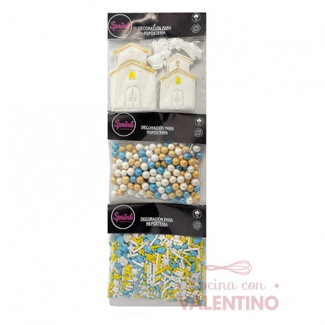 Set Perlas + Brillos + Sprinkles Comunion/Bautismo
