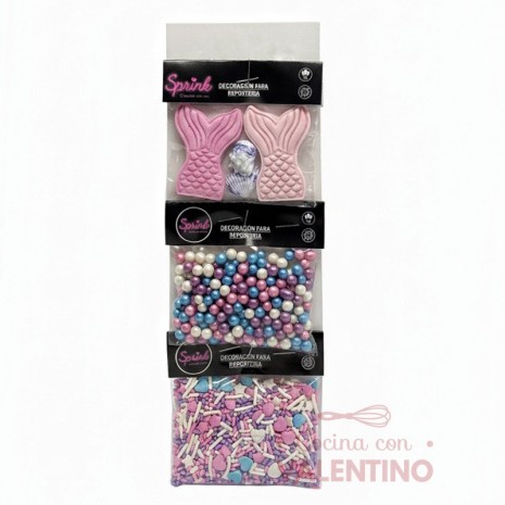 Set Perlas + Brillos + Sprinkles Sirenas Sprink