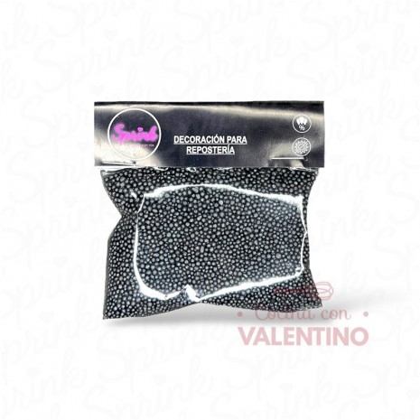 Micro Perlas Sprink Negro - 40 Grs
