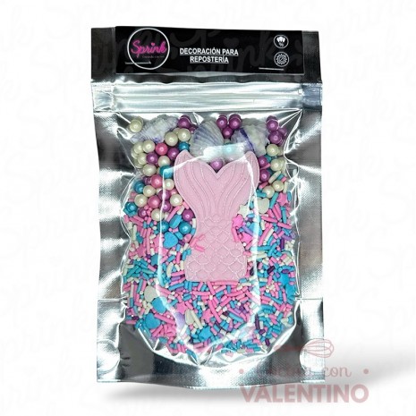 Mix Sprink + Forma Sirenas - 100 Grs