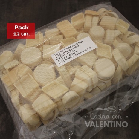 Capsulas para Bombon - Blister 180 Un - Pack 13 Un